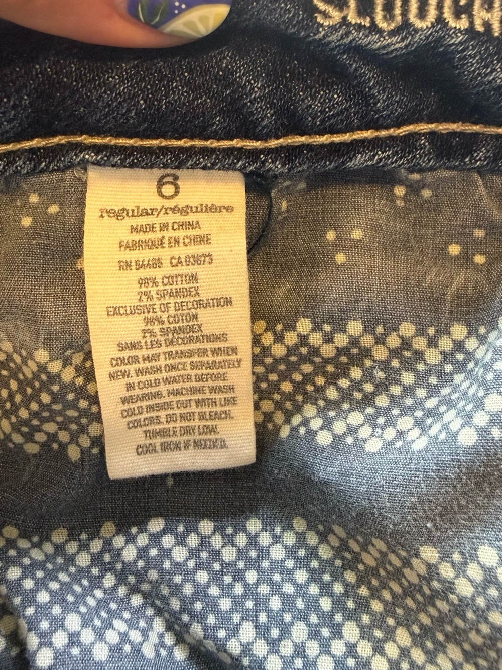 American Eagle Outfitters Distressed Dark Blue Boyfriend Jeans - Picture 6 of 6